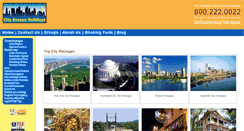 Desktop Screenshot of cityescapeholidays.com